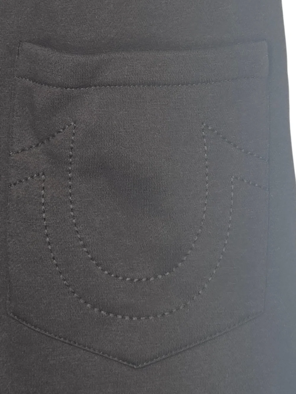 True Religion Mens Black Logo Core Jogger Sweatpants Size Small